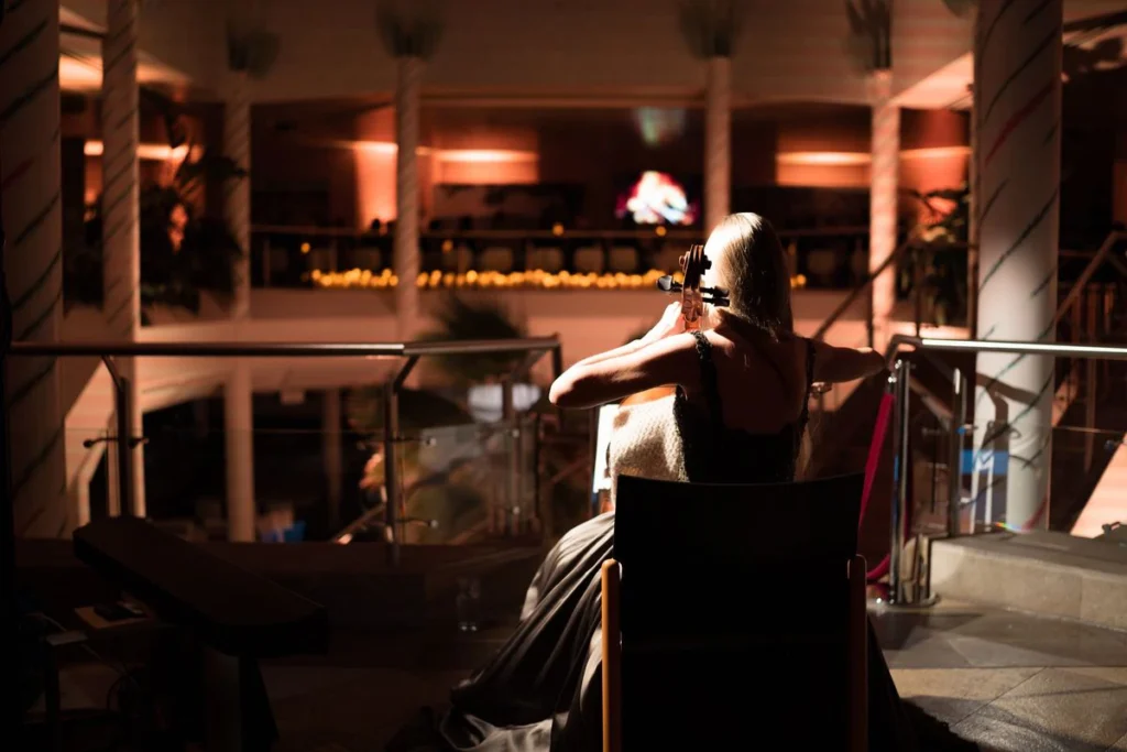 Die musikalische Begleitung beim Event "Wine and Dine Bankett" begeisterte die Gäste